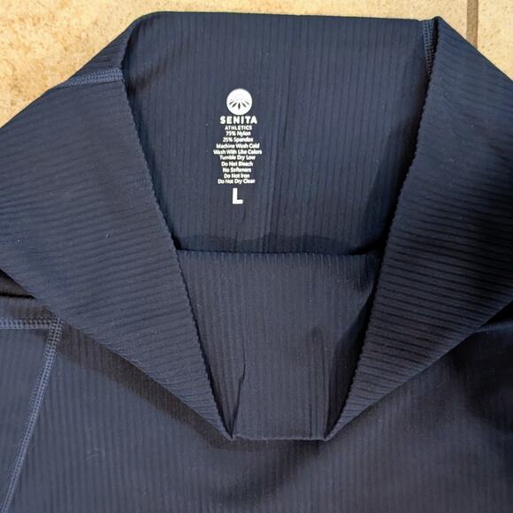 Senita Unity Ribbed Leggings - Navy - Large - Picture 6 of 6